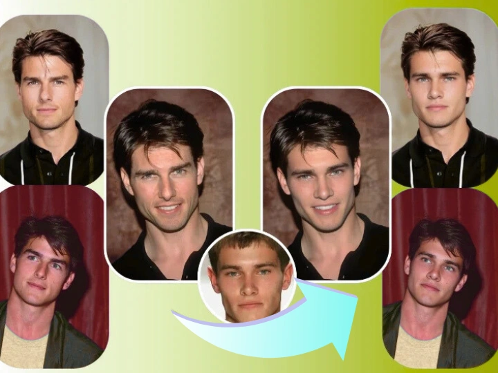 Bulk Face Replacement for Photo Collections