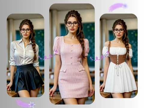 스타일 미리보기를 위한 가상 의류 입어보기