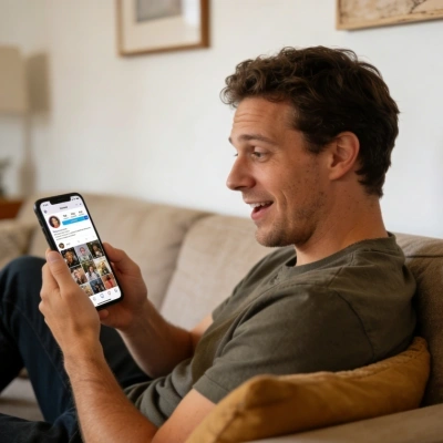 소셜 미디어 사용자 및 애호가